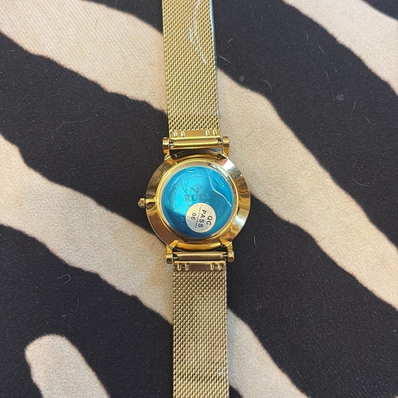 Ruby Rd. Gold Mesh Strap Watch - Picture 2 of 3